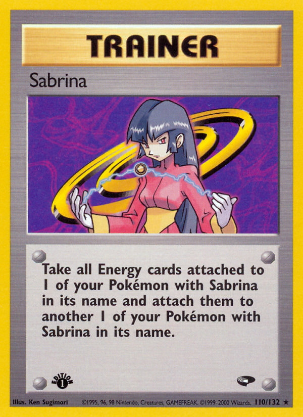 Sabrina (110/132) [Gym Challenge 1st Edition] | Good Games North
