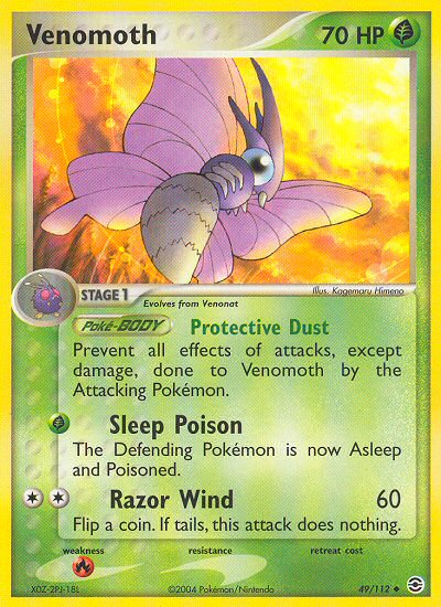 Venomoth (49/112) [EX: FireRed & LeafGreen] | Good Games North