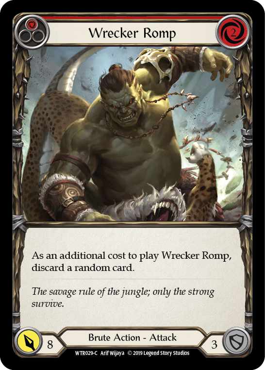 Wrecker Romp (Red) [WTR029-C] Alpha Print Normal | Good Games North