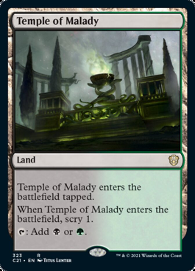 Temple of Malady [Commander 2021] | Good Games North