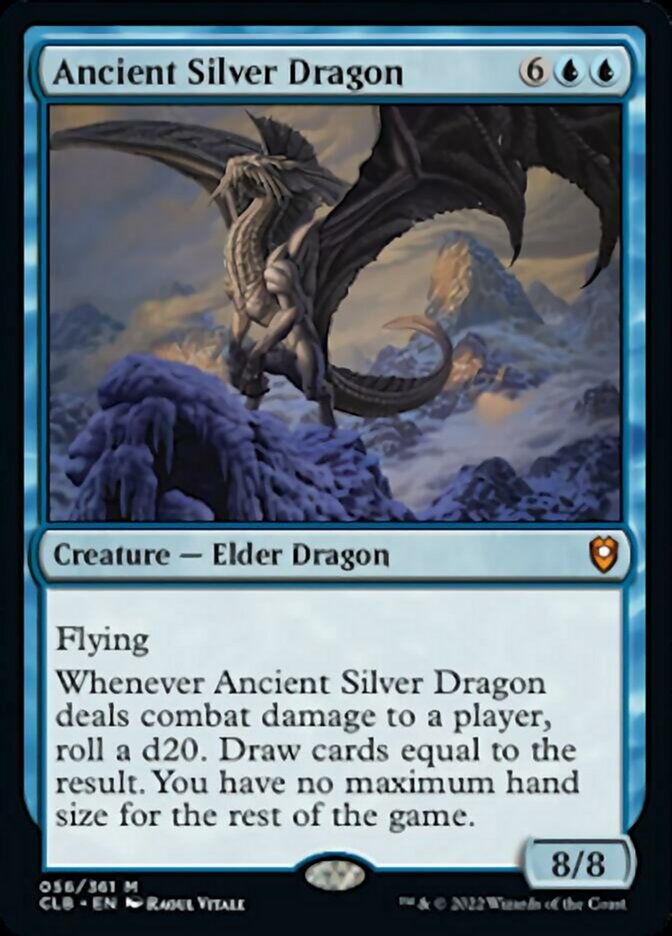 Ancient Silver Dragon [Commander Legends: Battle for Baldur's Gate] | Good Games North