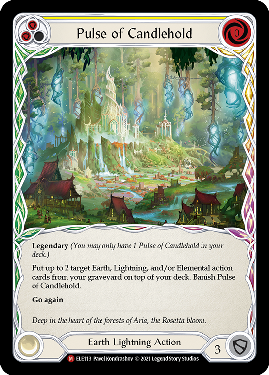 Pulse of Candlehold [ELE113] (Tales of Aria)  1st Edition Cold Foil | Good Games North