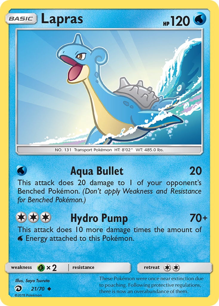Lapras (21/70) [Sun & Moon: Dragon Majesty] | Good Games North