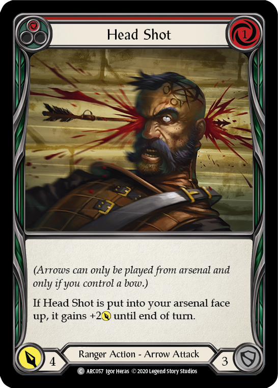 Head Shot (Red) [U-ARC057] Unlimited Normal | Good Games North