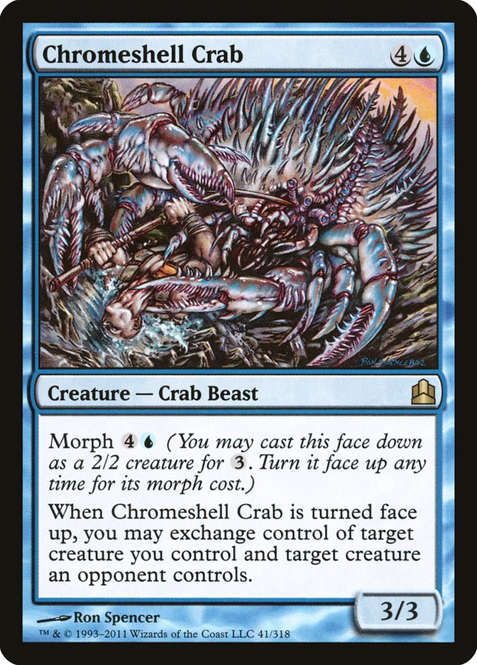 Chromeshell Crab [Commander 2011] | Good Games North