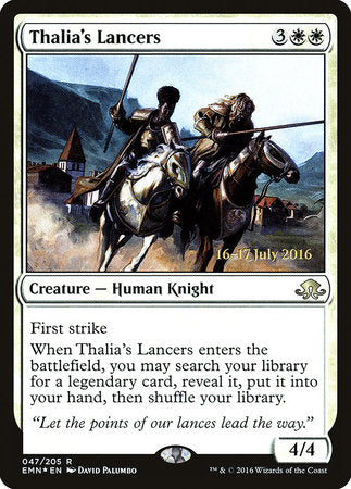 Thalia's Lancers [Eldritch Moon Promos] | Good Games North