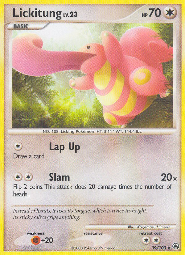 Lickitung (39/100) [Diamond & Pearl: Majestic Dawn] | Good Games North