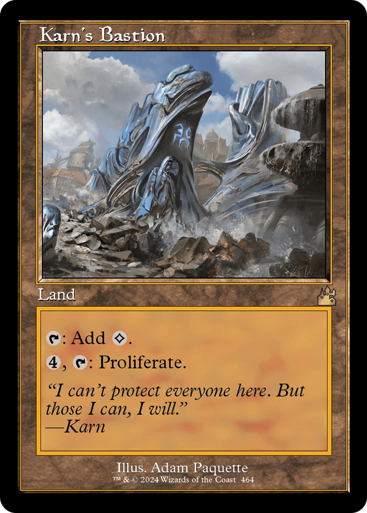 Karn's Bastion (Retro Frame) [Ravnica Remastered] | Good Games North