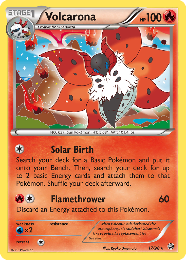 Volcarona (17/98) [XY: Ancient Origins] | Good Games North