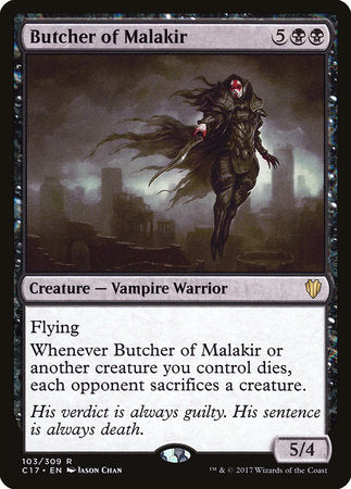Butcher of Malakir [Commander 2017] | Good Games North
