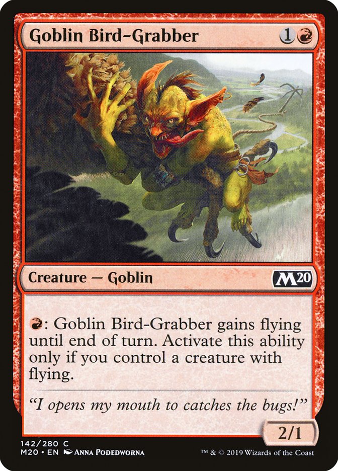 Goblin Bird-Grabber [Core Set 2020] | Good Games North