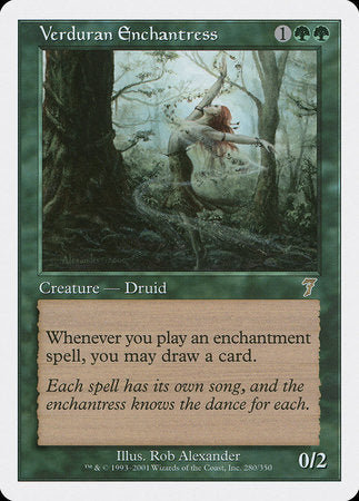 Verduran Enchantress [Seventh Edition] | Good Games North