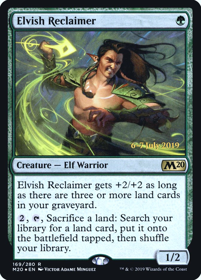 Elvish Reclaimer  [Core Set 2020 Prerelease Promos] | Good Games North