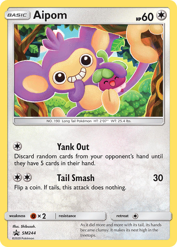 Aipom (SM244) [Sun & Moon: Black Star Promos] | Good Games North