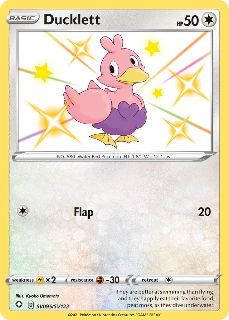 Ducklett (SV095/SV122) [Sword & Shield: Shining Fates] | Good Games North