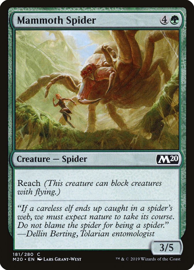 Mammoth Spider [Core Set 2020] | Good Games North