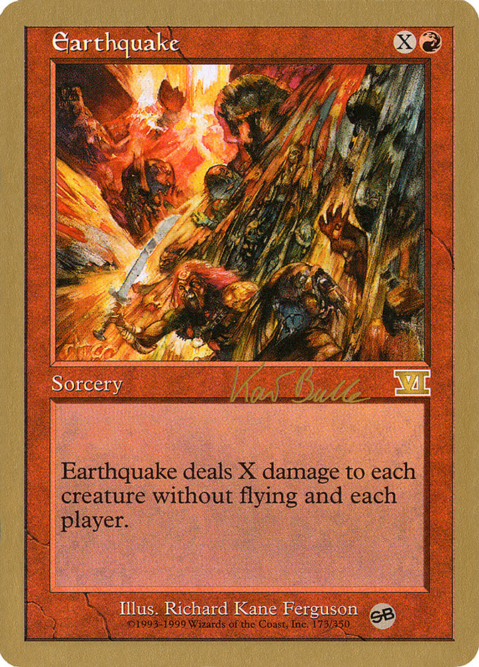 Earthquake (Kai Budde) (SB) [World Championship Decks 1999] | Good Games North