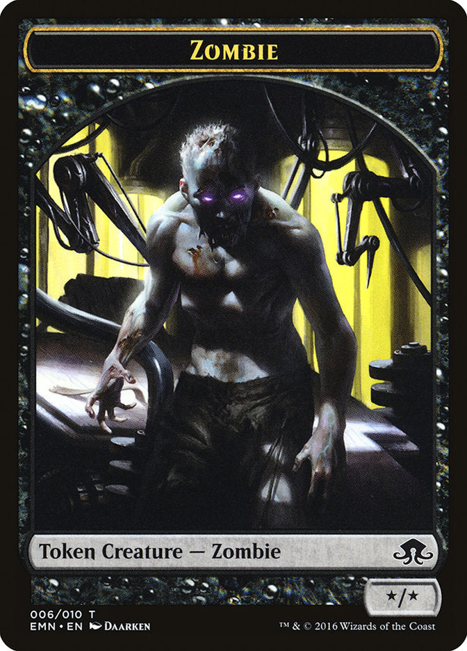Zombie (006/010) [Eldritch Moon Tokens] | Good Games North