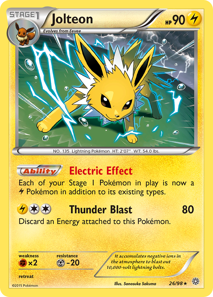 Jolteon (26/98) [XY: Ancient Origins] | Good Games North