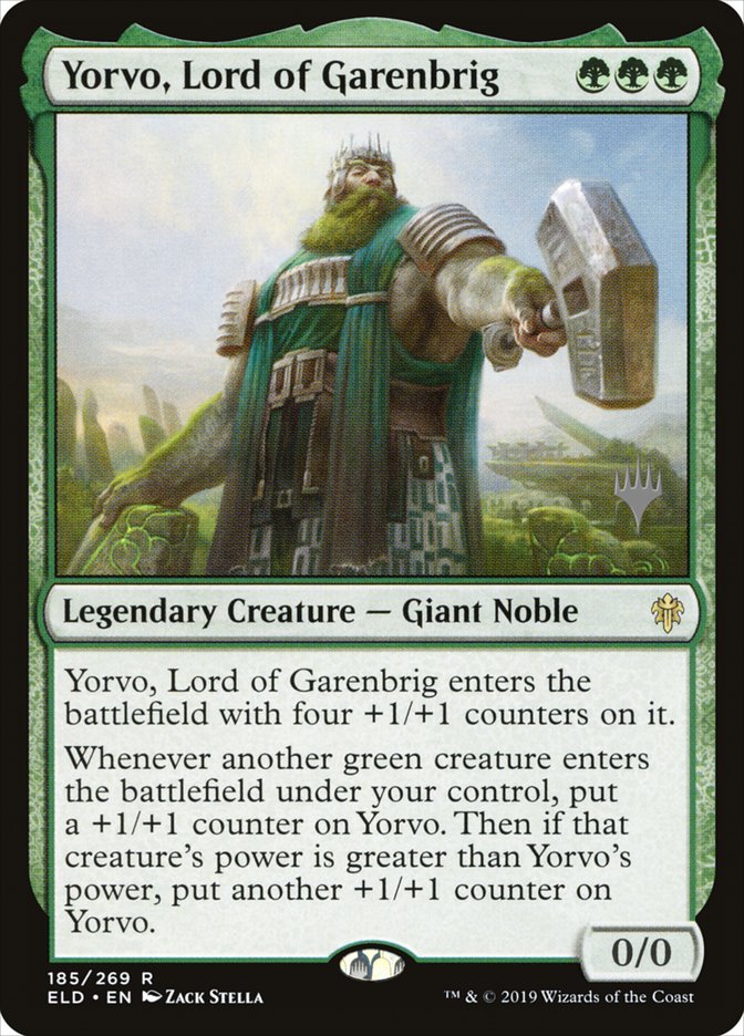 Yorvo, Lord of Garenbrig (Promo Pack) [Throne of Eldraine Promos] | Good Games North