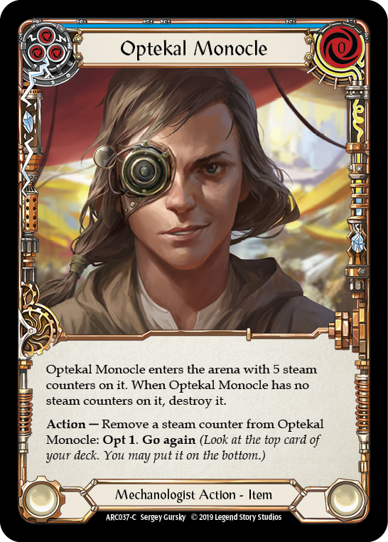 Optekal Monocle [ARC037-C] 1st Edition Normal | Good Games North