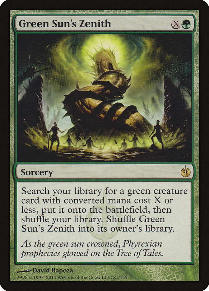 Green Sun's Zenith [Mirrodin Besieged] | Good Games North