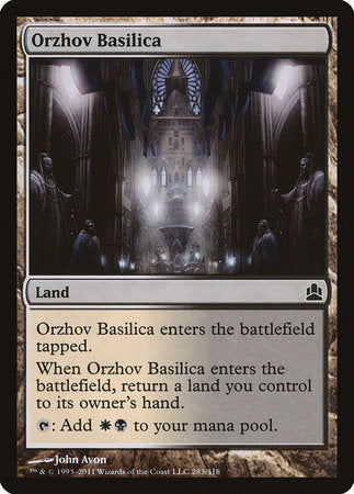 Orzhov Basilica [Commander 2011] | Good Games North