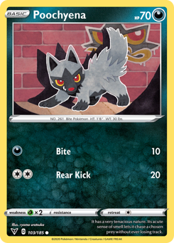 Poochyena (103/185) [Sword & Shield: Vivid Voltage] | Good Games North