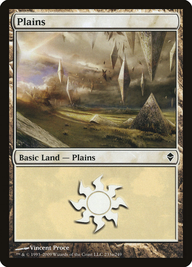Plains (233a) [Zendikar] | Good Games North