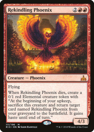 Rekindling Phoenix [Rivals of Ixalan] | Good Games North