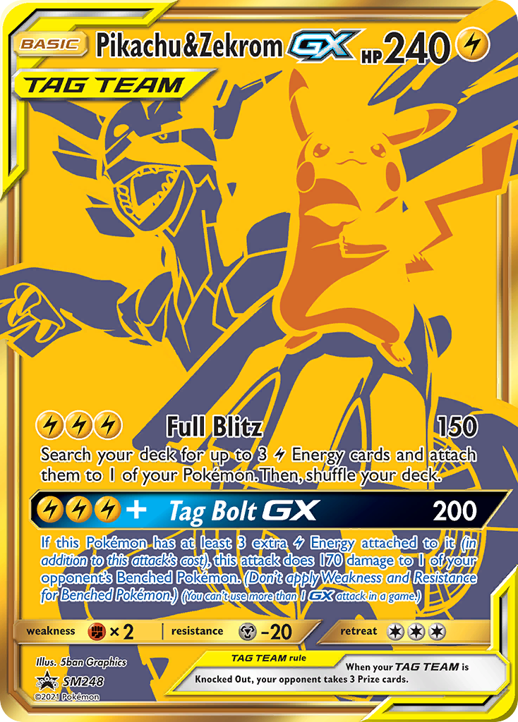 Pikachu & Zekrom GX (SM248) [Sun & Moon: Black Star Promos] | Good Games North