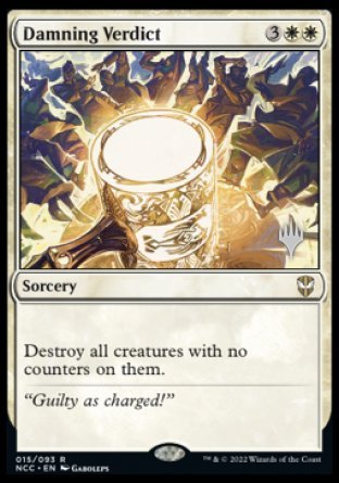 Damning Verdict (Promo Pack) [Streets of New Capenna Commander Promos] | Good Games North