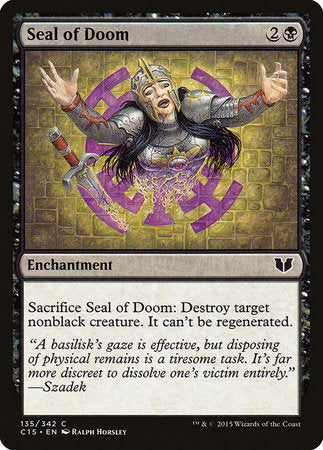 Seal of Doom [Commander 2015] | Good Games North
