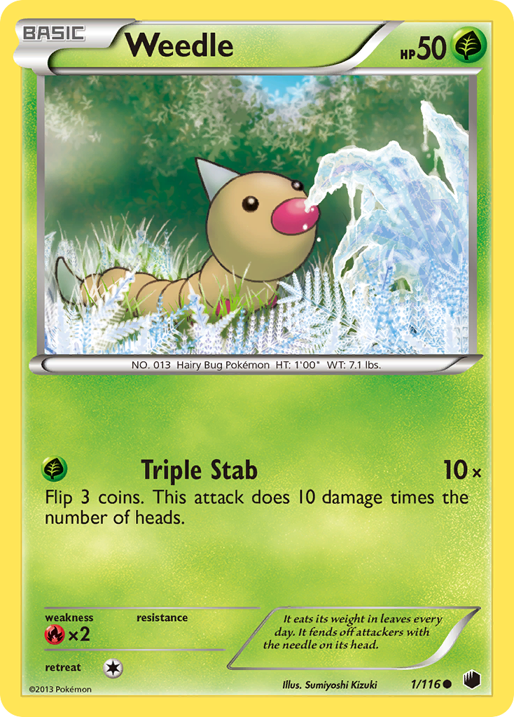 Weedle (1/116) [Black & White: Plasma Freeze] | Good Games North