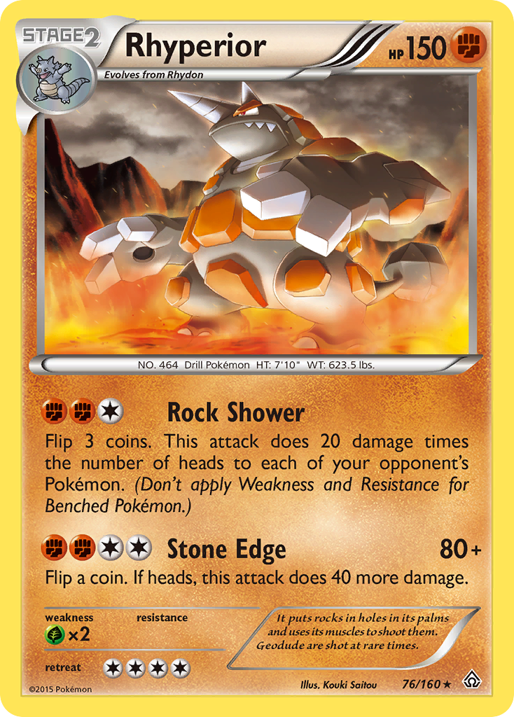 Rhyperior (76/160) [XY: Primal Clash] | Good Games North