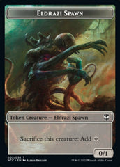 Eldrazi Spawn // Human Double-sided Token [Streets of New Capenna Commander Tokens] | Good Games North
