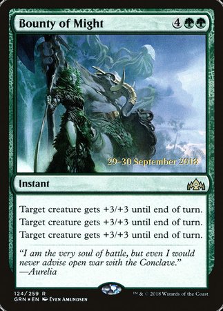 Bounty of Might [Guilds of Ravnica Promos] | Good Games North