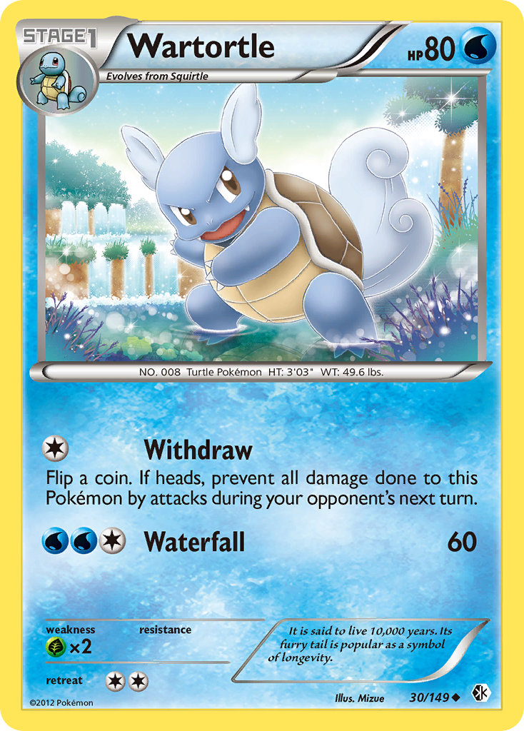 Wartortle (30/149) [Black & White: Boundaries Crossed] | Good Games North