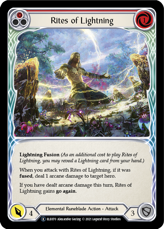Rites of Lightning (Red) [U-ELE070] Unlimited Normal | Good Games North