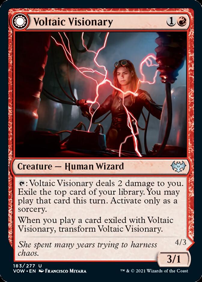 Voltaic Visionary // Volt-Charged Berserker [Innistrad: Crimson Vow] | Good Games North