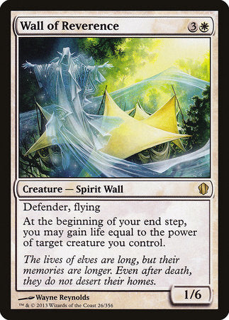 Wall of Reverence [Commander 2013] | Good Games North