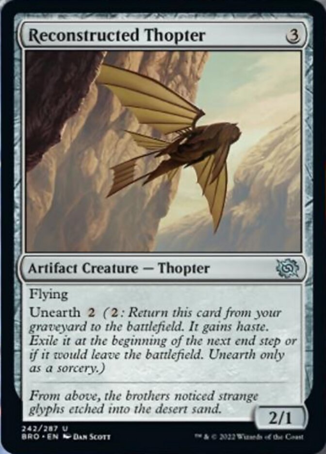 Reconstructed Thopter [The Brothers' War] | Good Games North