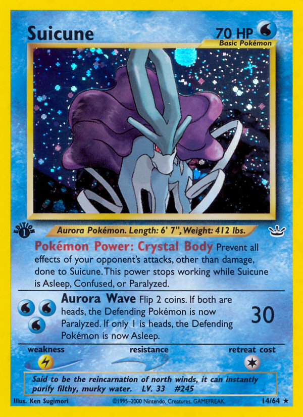 Suicune (14/64) [Neo Revelation 1st Edition] | Good Games North