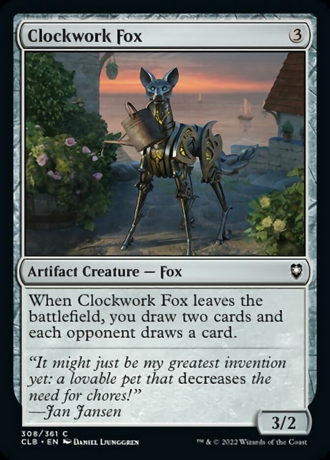 Clockwork Fox [Commander Legends: Battle for Baldur's Gate] | Good Games North