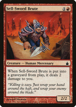 Sell-Sword Brute [Ravnica: City of Guilds] | Good Games North