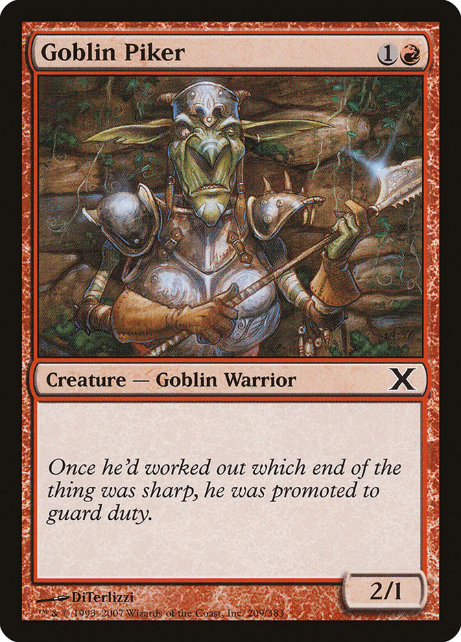 Goblin Piker [Tenth Edition] | Good Games North