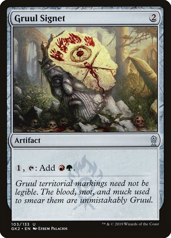 Gruul Signet [Ravnica Allegiance Guild Kit] | Good Games North