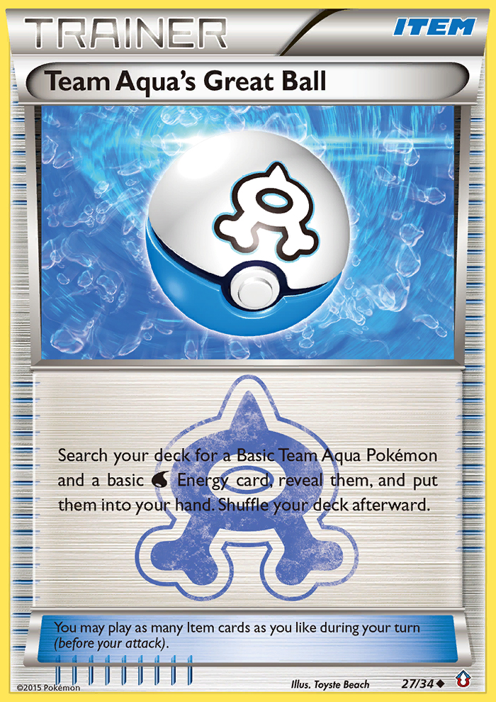 Team Aqua's Great Ball (27/34) [XY: Double Crisis] | Good Games North