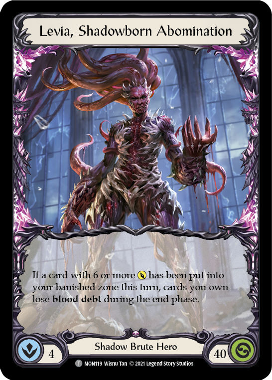 Levia, Shadowborn Abomination // Levia [MON119 // MON120] 1st Edition Normal | Good Games North