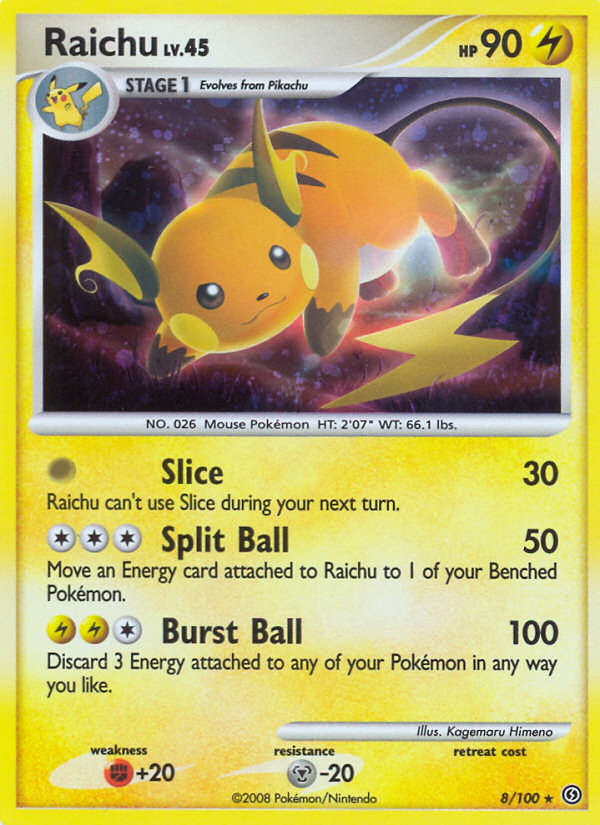 Raichu (8/100) [Diamond & Pearl: Stormfront] | Good Games North